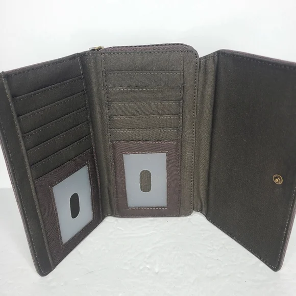 Montana West Azted Concealed Carry Satchel And Wallet‎ Set Coffee - Picture 9 of 10